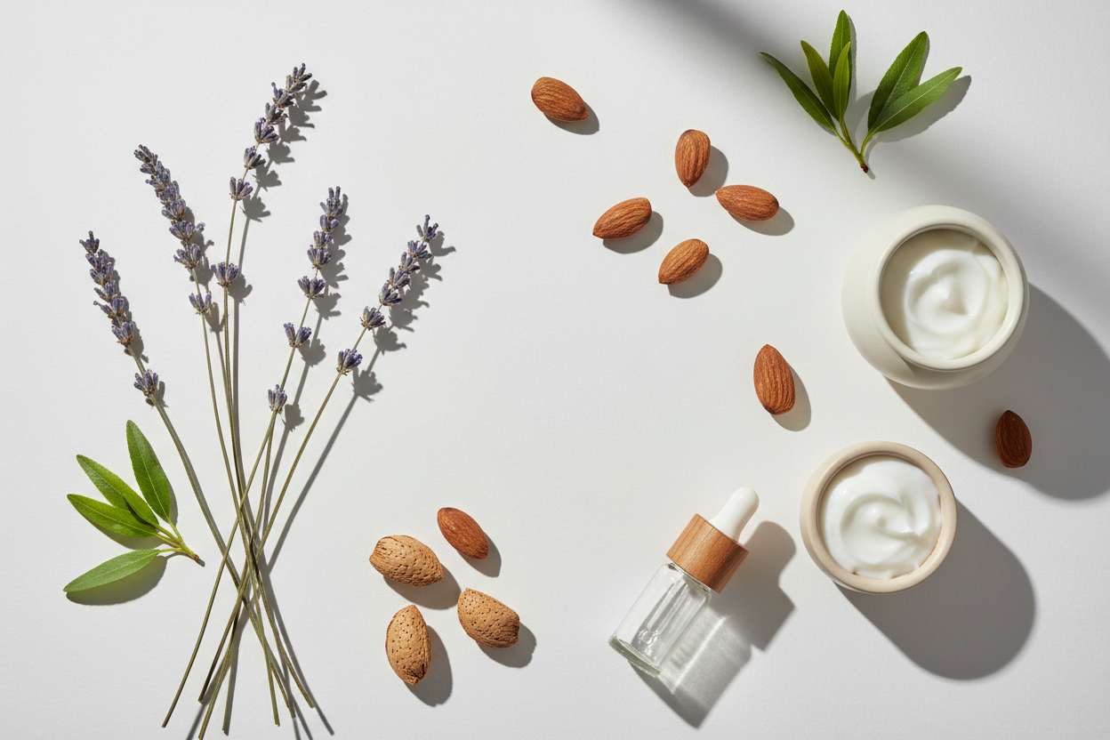 Olio di mandorla come struccante: perché funziona (e come usarlo con l'idrolato di lavanda)