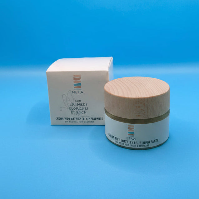 Crema Viso Nutriente Rimpolpante con Rimedi Floreali di Bach