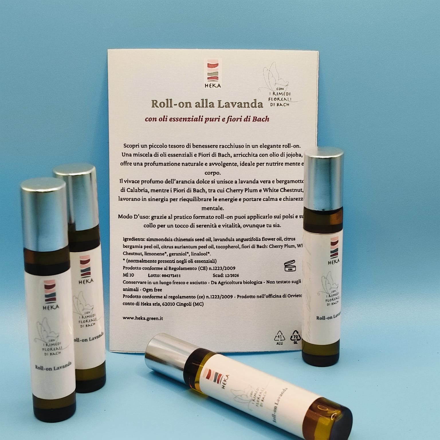 Olio Relax alla Lavanda Roll-on con Rimedi Floreali di Bach
